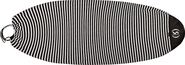 Ronix Surf Sock - Round Nose Up to 6'0" - Black / White