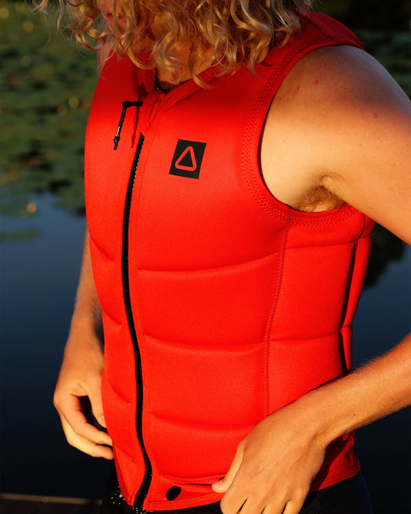 Follow Corp Impact Vest - Red / Grey