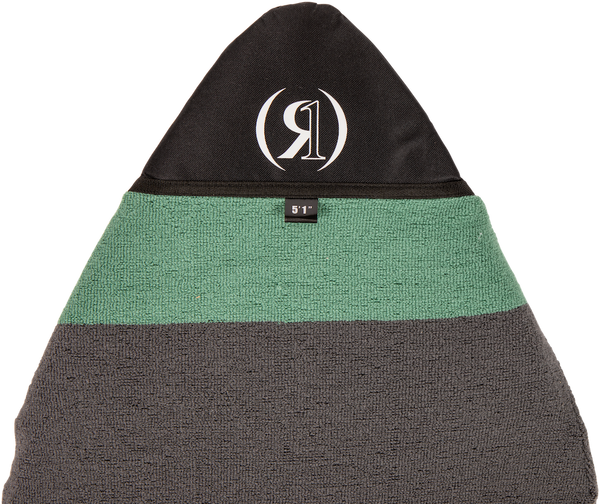 Ronix Surf Sock - Pointy Nose - Jade / Grey / Black