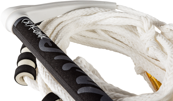 Ronix Silicone Surf Rope w/ Handle - Whiteout