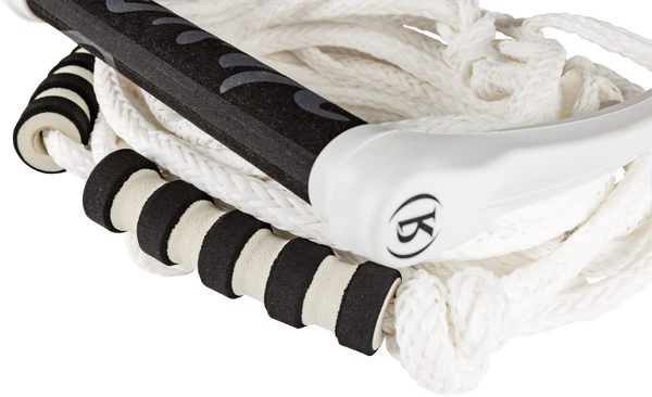 Ronix Silicone Surf Rope w/ Handle - Whiteout