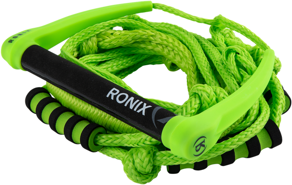 Ronix Silicone Surf Rope w/ Handle - Volt Green