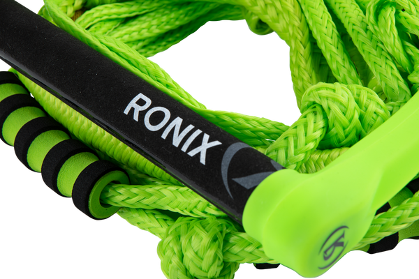 Ronix Silicone Surf Rope w/ Handle - Volt Green
