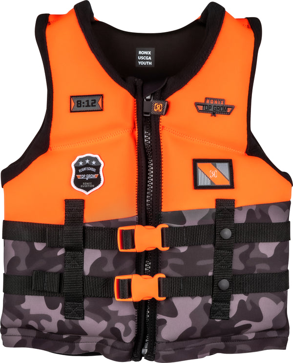 2025 Ronix Top Grom Boy's Youth CGA Vest 50-90lbs.