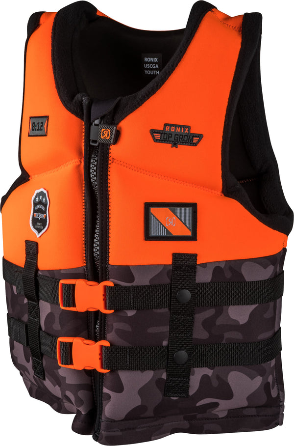 2025 Ronix Top Grom Boy's Youth CGA Vest 50-90lbs.
